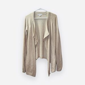 Barefoot Dreams Bamboo Chic Lite Knit Waterfall Open Front Cardigan XS/S